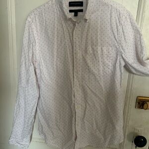 Banana Republic Men's Shirt with Pink Pattern